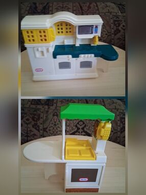 Vintage Little Tikes Dollhouse Play Kitchen Sets - includes 2 Styles